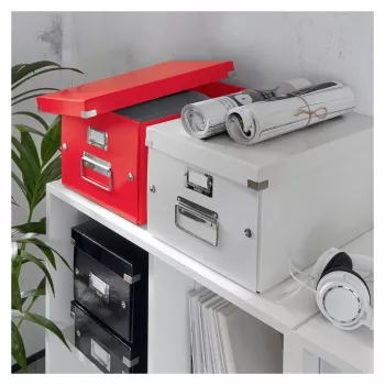 Leitz Click & Store WOW archiefbox van karton rood 60440026