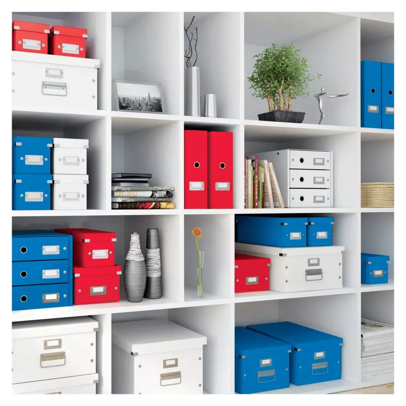 Leitz Click & Store WOW archiefbox van karton rood 60440026