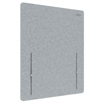 LEITZ Cosy bureau-scheidingswand 61220085, lichtgrijs, 60 x 70 cm, PET-vilt
