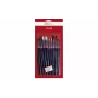 BRUNNEN ErgoLine penselen set, maten 2, 4, 6, 8, 10, 12, 12 stuks 104893001