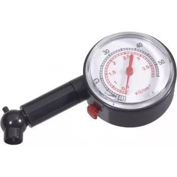 Brüder Mannesmann 054T bandenspanningsmeter met pen, 0,5-3,5 bar / 7-50 psi, analoog, metalen behuizing, zakclip
