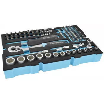 Brüder Mannesmann QUANTOOL 85-delige 1/4-inch dopsleutelset Q25002