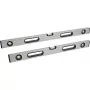 BRÜDER MANNESMANN waterpas, 3 libellen, 800 mm, dubbelribbel aluminium 80880