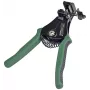 BRÜDER MANNESMANN automatische striptang, groen met terugveerveren, SK5-stalen bekken, 0,2-6,0 mm² (M10981)