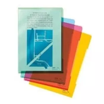 LEITZ A4 documenthoezen 0,15 mm, verschillende kleuren, 10-pack 4153-02-99