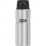 THERMOS Stainless King Bottle, 0,7 l isolerende drinkfles van roestvrij staal met Safety Lock, Push Button en Safe Flow Lid