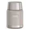 THERMOS ICON thermobeker beige 0,47 L geïsoleerde roestvrijstalen beker met klaplepel 4120323047