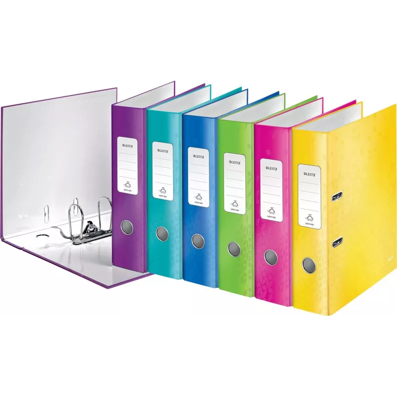 LEITZ WOW 180° ordner A4 80 mm gesorteerde kleuren (10-pack) 1005-10-99