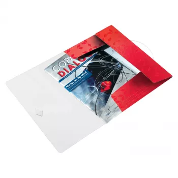 Leitz WOW A4 presentatieboek polypropyleen rood staand formaat 40 hoesjes 80 vel 45990026