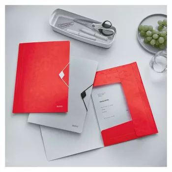 Leitz WOW A4 presentatieboek polypropyleen rood staand formaat 40 hoesjes 80 vel 45990026