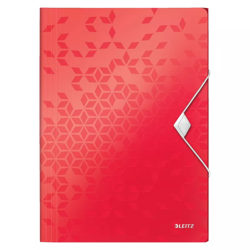 Leitz WOW A4 presentatieboek polypropyleen rood staand formaat 40 hoesjes 80 vel 45990026