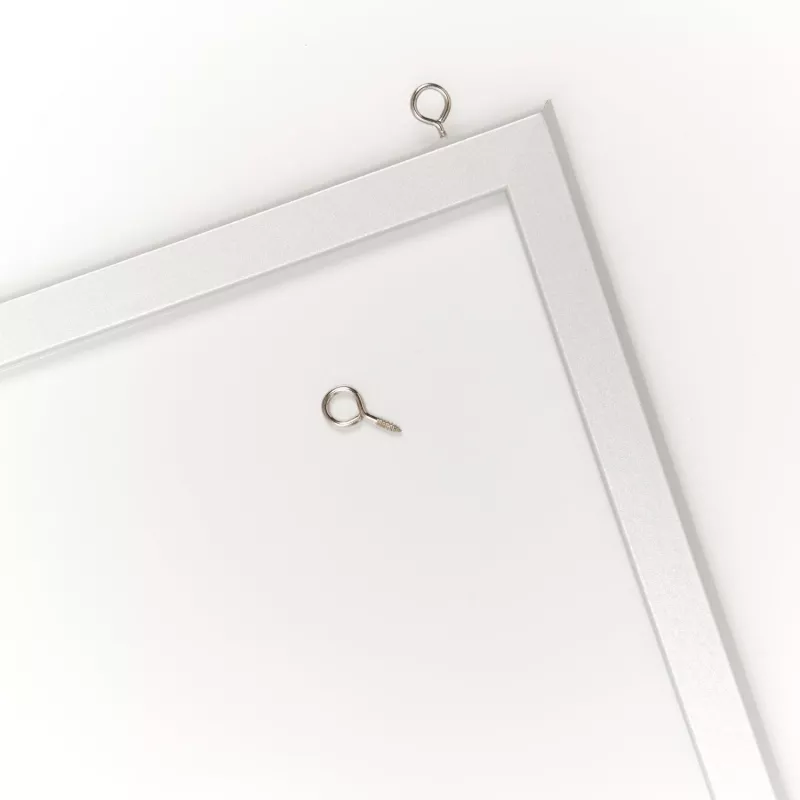 ZELLER planningsbord 60 x 40 cm magnetisch whiteboard met aluminium frame 11515