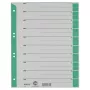 LEITZ 16523055 A4 karton-tussenbladen, groen, 25 bladen, universeel 11-gats, 160 g/m²