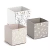 Zeller grasopbergbox wit 32 x 32 x 32 cm 14536