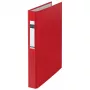 LEITZ standaard ringband A4 overformaat rood, 4 D-ring, 41 mm rug, 25 mm ringdiameter 4212-00-25
