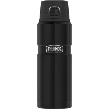 THERMOS Stainless King vacuüm geïsoleerde fles 700 ml zwart 4010233070
