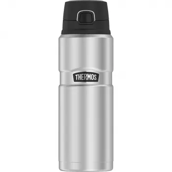 THERMOS Stainless King vacuüm geïsoleerde fles 700 ml zwart 4010233070