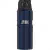 THERMOS Stainless King vacuüm geïsoleerde fles 700 ml zwart 4010233070