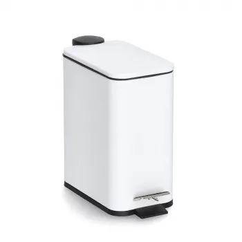 Zeller 18960 Afvalbak 5,0 L, wit