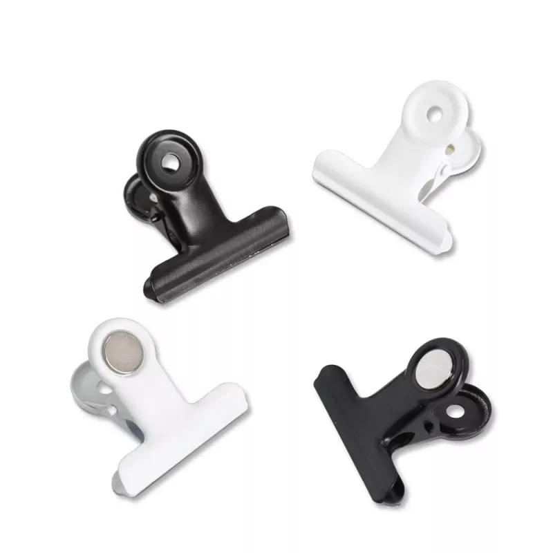 Zeller Magnetische clips zwart metaal 4,0 x 1 set (11264)