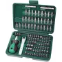 BRÜDER MANNESMANN 99-delige veiligheids-bitset, 95 chroom-vanadium bits, 1/4 inch zeskant, magnetische houder, organizer-etui 29899