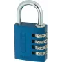 ABUS 488078 Massief messing slot met geharde stalen beugel, 45 mm behuizing, verschillend sluitend, 2 sleutels ABVS48807