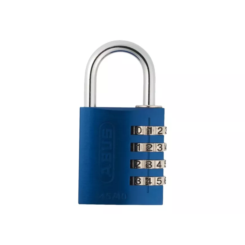 ABUS 488078 Massief messing slot met geharde stalen beugel, 45 mm behuizing, verschillend sluitend, 2 sleutels ABVS48807