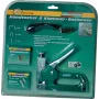 BRÜDER MANNESMANN Handtacker-set, staal, met nietverwijderaar en 200 nietjes (48440)