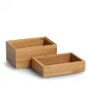 Zeller Natural organizer boxen 17 x 12 x 12 cm (13319)