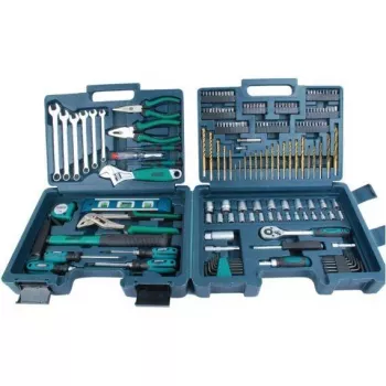 Brüder Mannesmann 176-delige aluminium gereedschapskoffer-set met chroom-vanadium gereedschap 29086