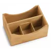 Zeller opbergbox naturel 25 x 18 x 12 cm bamboe 13336
