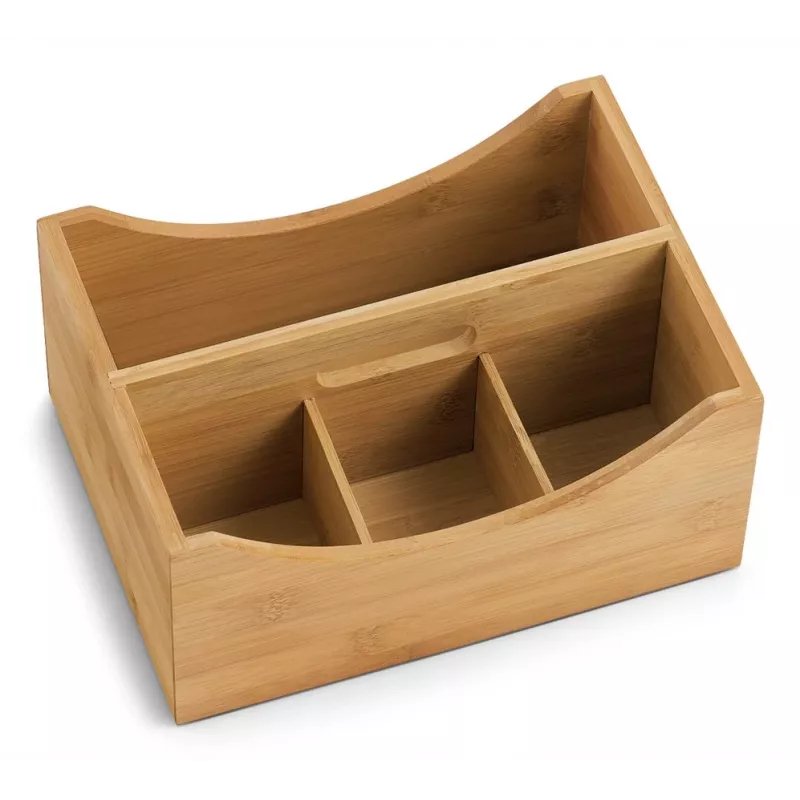 Zeller opbergbox naturel 25 x 18 x 12 cm bamboe 13336