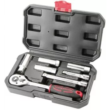 Brüder Mannesmann 7-delige 3/8 inch bougiesleutelset M00174