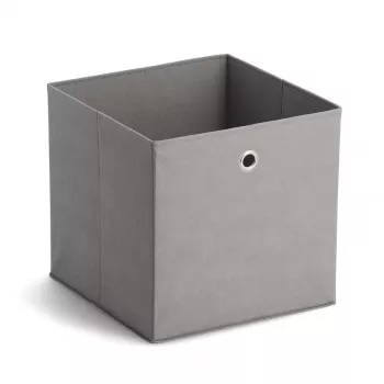 Zeller 14110 opbergbox van vliesstof, 30 l, 32 x 32 x 32 cm, grijs