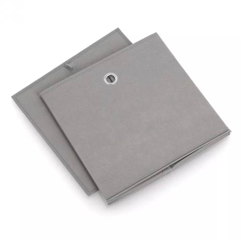Zeller 14110 Vlies opbergbox, 30 L, 32 x 32 x 32 cm, grijs