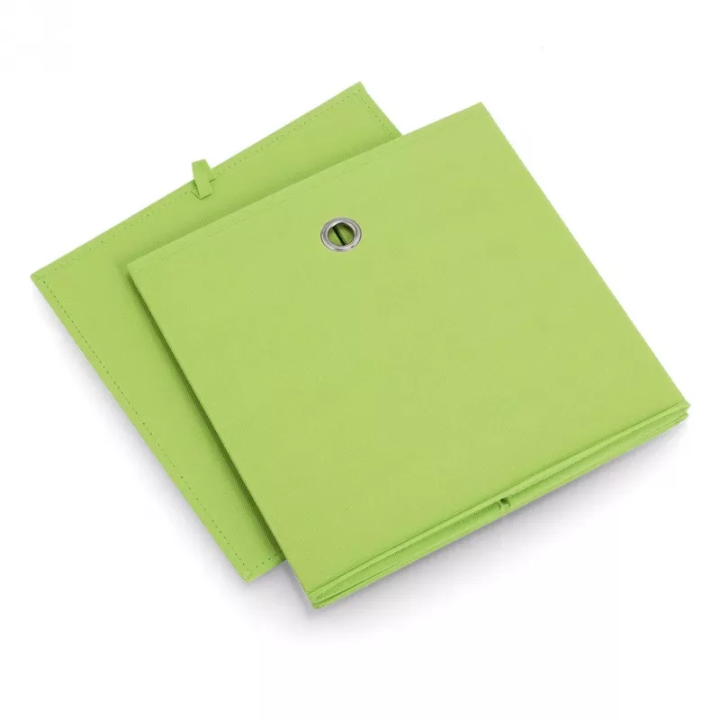 Zeller 14114 Vlies opbergbox, 30 L, 32 x 32 x 32 cm, groen