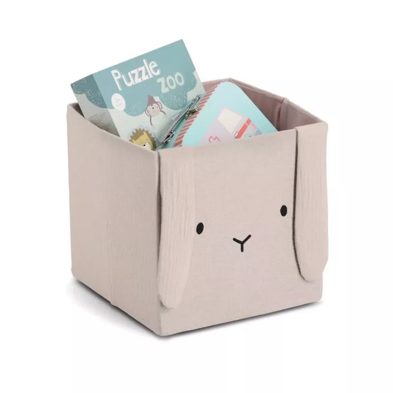 Zeller Rabbit opbergbox beige 28 x 28 x 28 cm (14492)