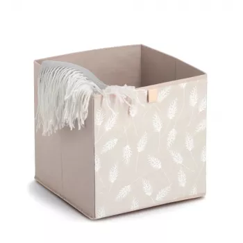Zeller Pampasgras opbergbox beige 32 x 32 x 32 cm 14538