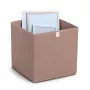 Zeller Mocca kubus-opbergbox 32 x 32 x 32 cm met deksel en handgreep 14541