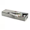 Zeller cadeaupapier-organizer grijs/wit 90 x 30 x 12 cm (14665)