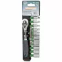 Brüder Mannesmann M29114 14-delige dopsleutelset met 1/4 inch aandrijving, chroom-vanadium, 4-13 mm