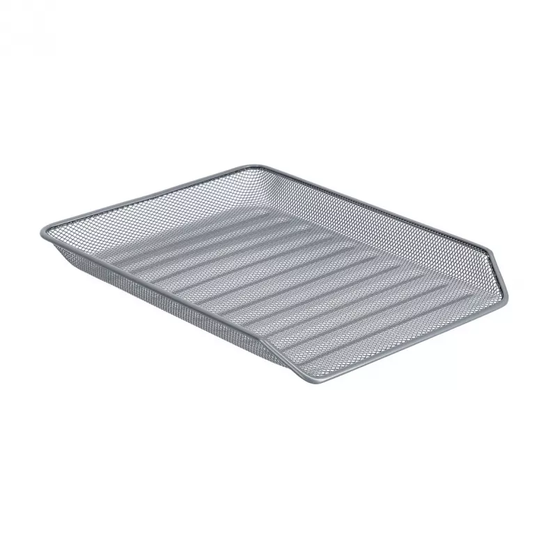 ZELLER MESHLINE 3-staps A4 aluminium briefbak, zilver 17701