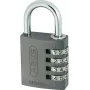 ABUS 48806 massief messing hangslot met gehard stalen beugel, sleutelbediend, 30 mm ABVS48806
