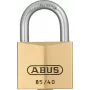ABUS 85/40 messing hangslot met gehard stalen beugel, 40 mm, gelijksluitend, 2 sleutels 806308
