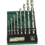 Brüder Mannesmann M54309 steenboren-set, 5-delig, 4-10 mm, hardmetaal bezet, DIN 8039