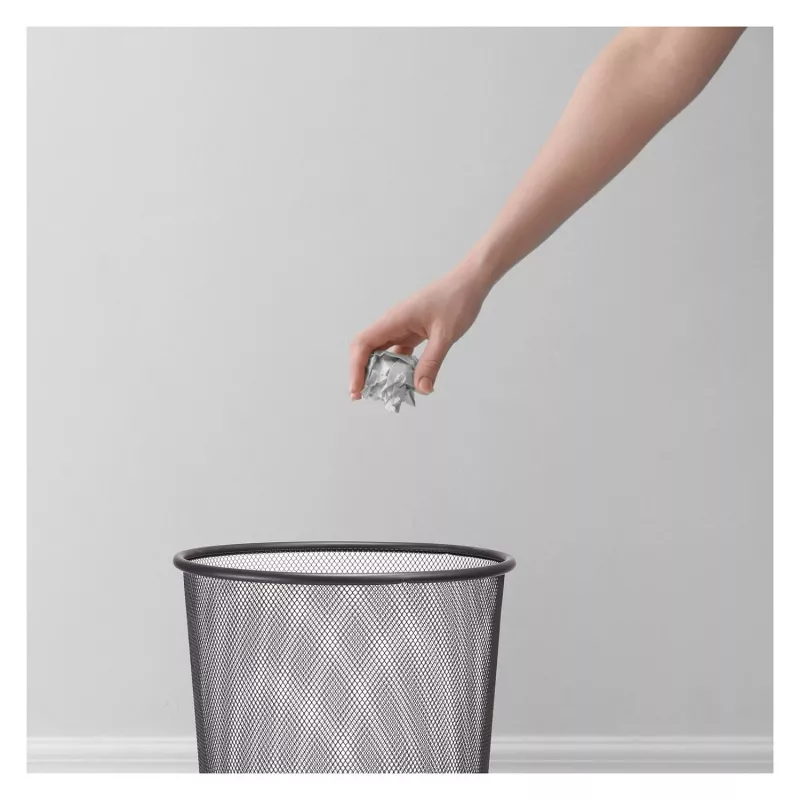 Zeller Meshline afvalbak 17,5 l antraciet (17741)
