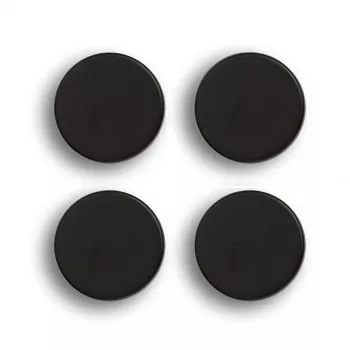 Zeller 4 ronde zwarte magneten Ø 23 mm x 9 mm (11236)