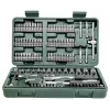 Brüder Mannesmann 130-delige metrische dopsleutelset 1/4 inch aandrijving in koffer 29166