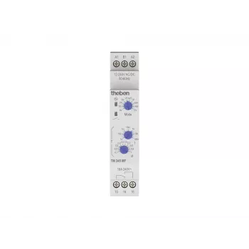 Theben TM 345 MF elektronisch tijdrelais, 10 bedrijfsmodi, 12-240 V AC/DC, 16 A, DIN-rail 3450733