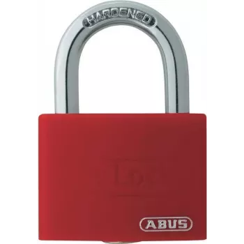 ABUS T65AL/40 aluminium hangslot met gehard stalen beugel, rood ABVS50011